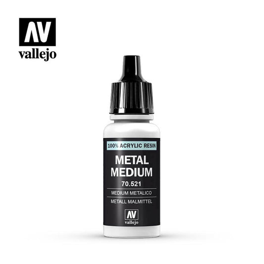 Vallejo 70.521 Metal Medium 18ml Dropper Bottle