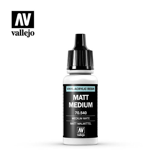 Vallejo 70.540 Matt Medium 18ml Paint Dropper Bottle