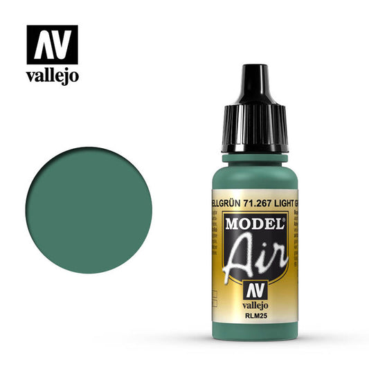 Vallejo Model Air - Light Green RLM25 18ml Model Paint 71267