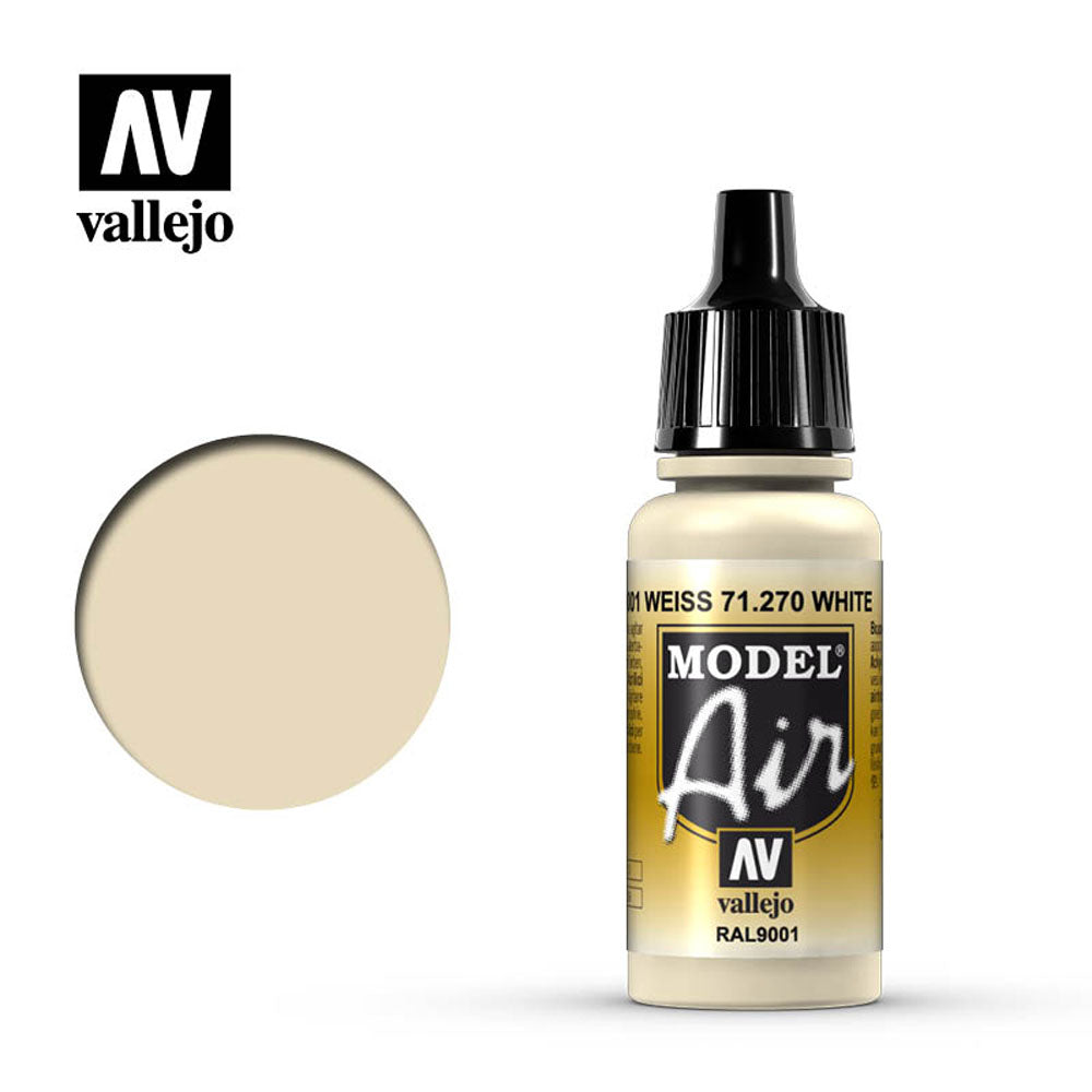 Vallejo Model Air - White 18ml Model Paint 71270