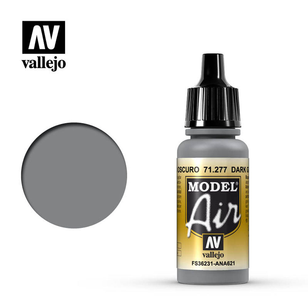 Vallejo Model Air - Dark Gull Gray 18ml Model Paint 71277