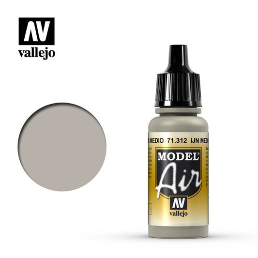 Vallejo Model Air - IJN Medium Grey 18ml Model Paint 71312