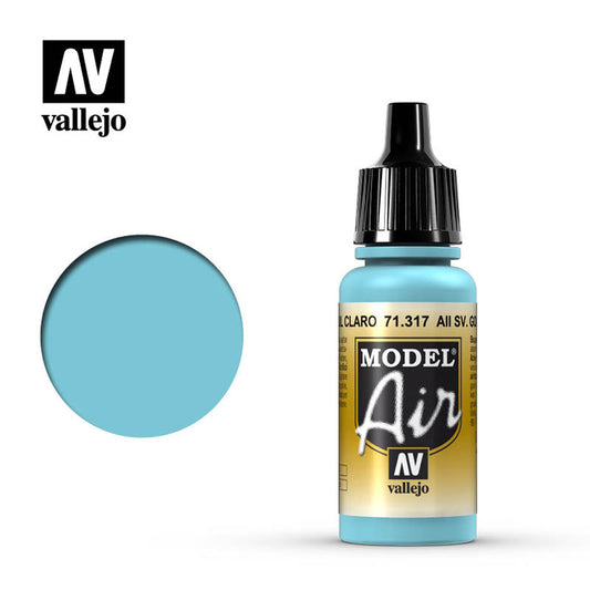 Vallejo Model Air - All SV. Gol Light Blue 18ml Model Paint 71317