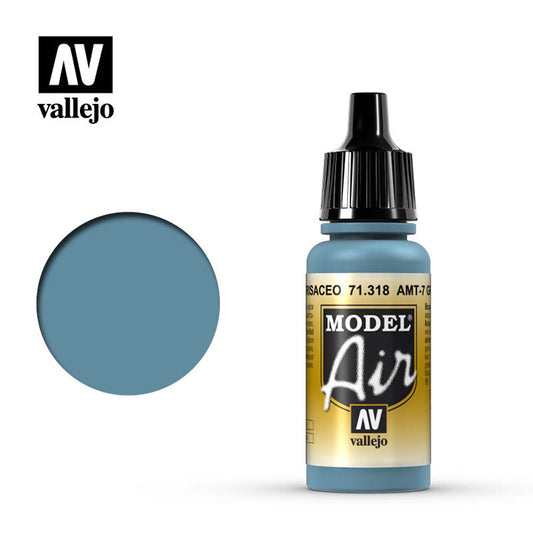 Vallejo Model Air - AMT-7 Greyish Blue 18ml Model Paint 71318