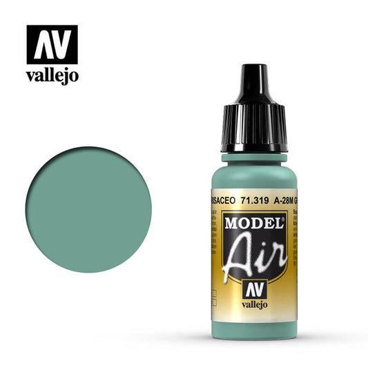 Vallejo Model Air - A-28M Greyish Blue 18ml Model Paint 71319