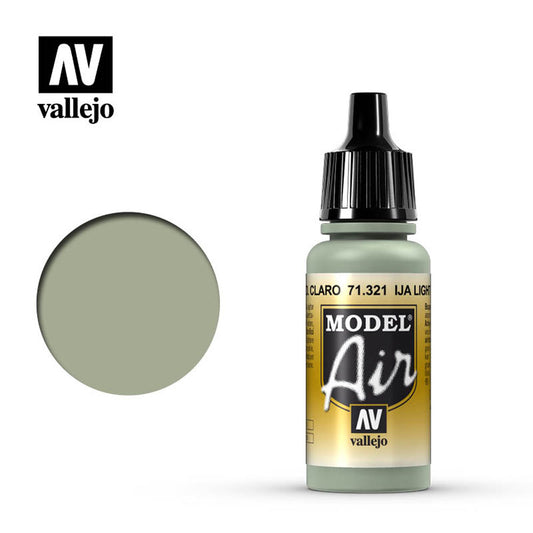Vallejo Model Air - IJA Light Grey Green 18ml Model Paint 71321