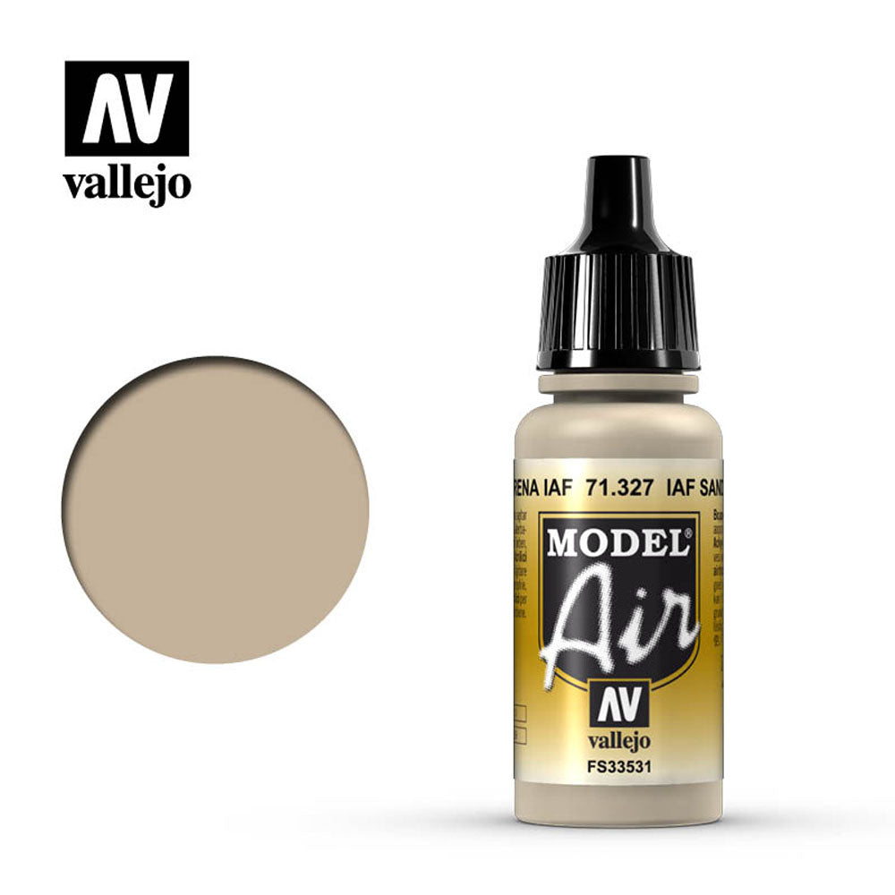 Vallejo Model Air - IAF Sand 18ml Model Paint 71327