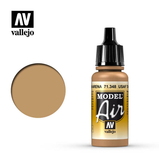 Vallejo Model Air - USAF Tan 18ml Model Paint 71348