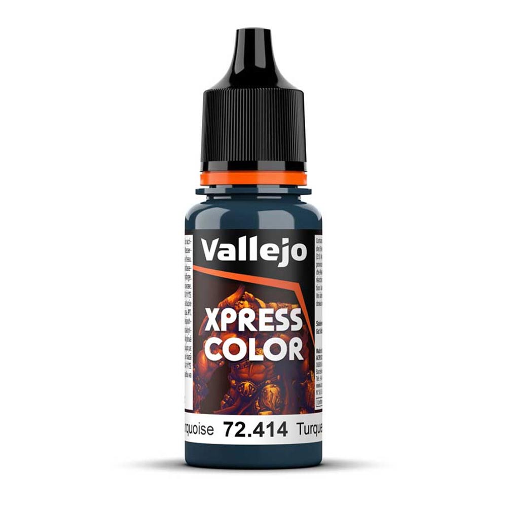 Vallejo Xpress Colour Caribbean Turquoise 18ml Model Paint 72414