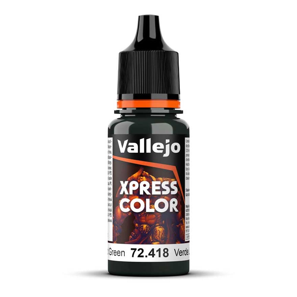 Vallejo Xpress Colour Lizard Green 18ml Model Paint 72418