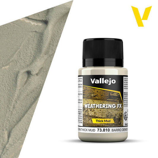 Vallejo Weathering FX - Light Brown Thick Mud 40ml 73810