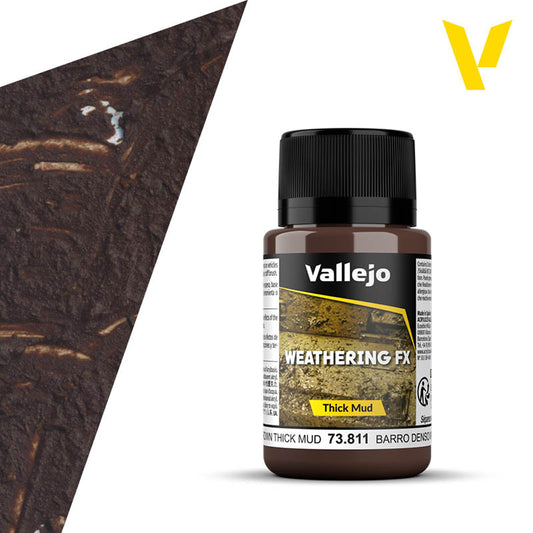 Vallejo Weathering FX - Brown Thick Mud 40ml 73811