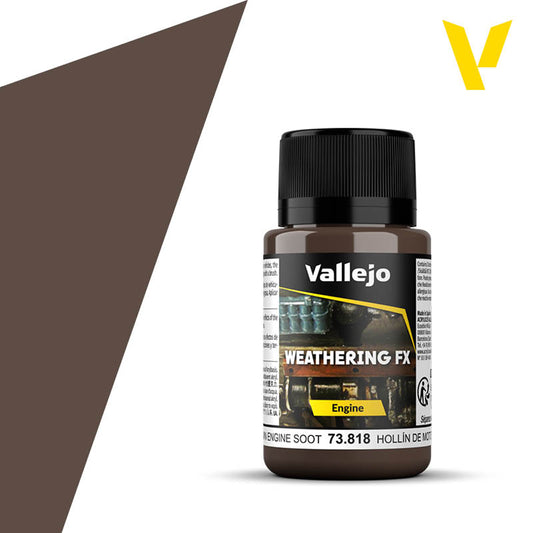 Vallejo Weathering FX - Brown Engine Soot 40ml 73818