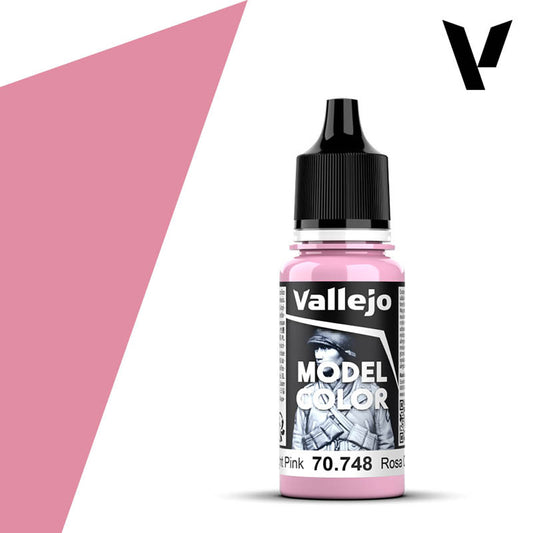 Vallejo 748 Model Colour Light Pink 18ml Acrylic Paint
