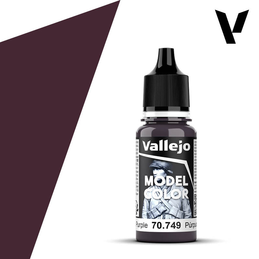 Vallejo 749 Model Colour Dark Purple 18ml Acrylic Paint