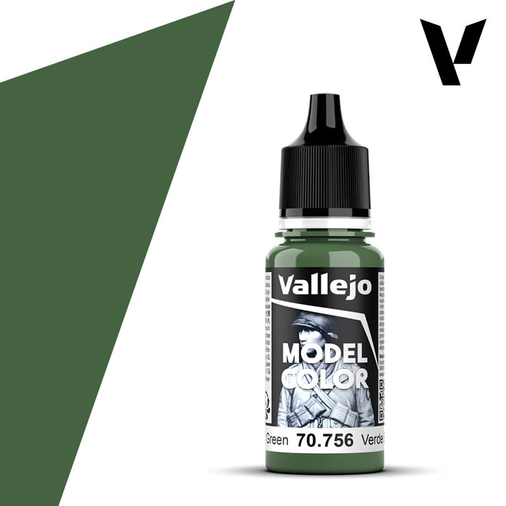 Vallejo 756 Model Colour Splinter Green 18ml Acrylic Paint