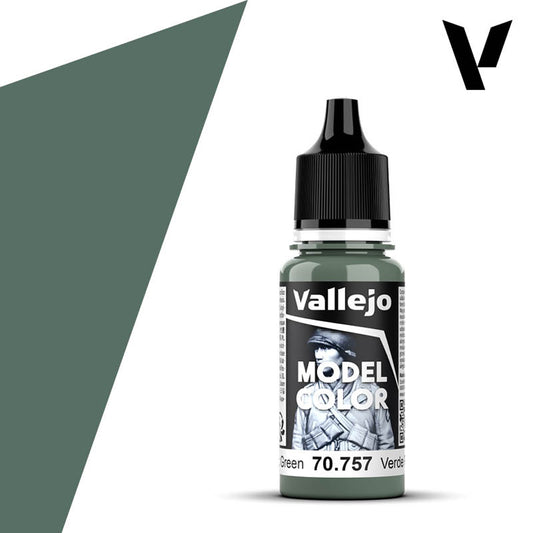 Vallejo 757 Model Colour Pacific Green 18ml Acrylic Paint