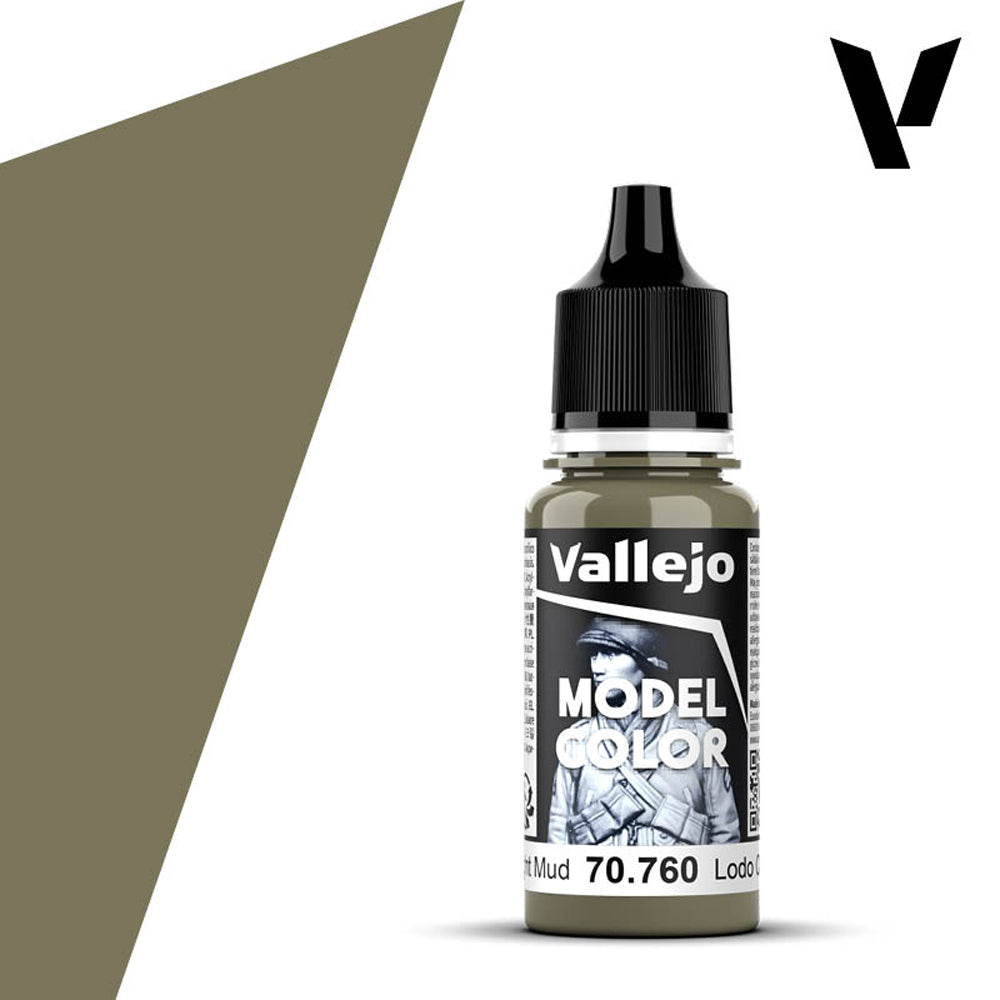 Vallejo 760 Model Colour Light Mud 18ml Acrylic Paint