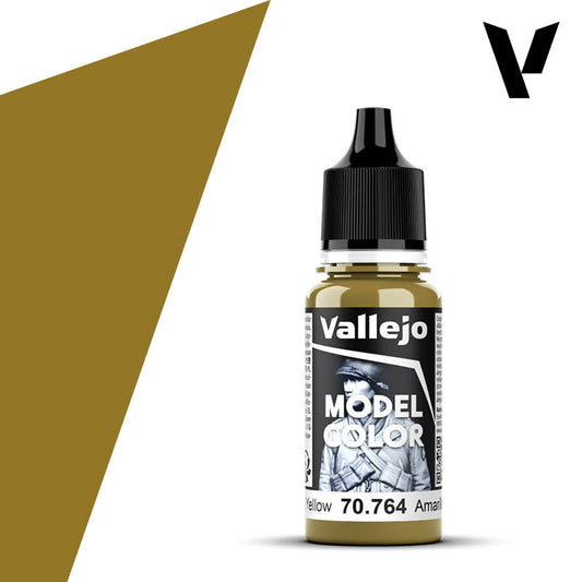 Vallejo 764 Model Colour Military Yellow 18ml Acrylic Paint