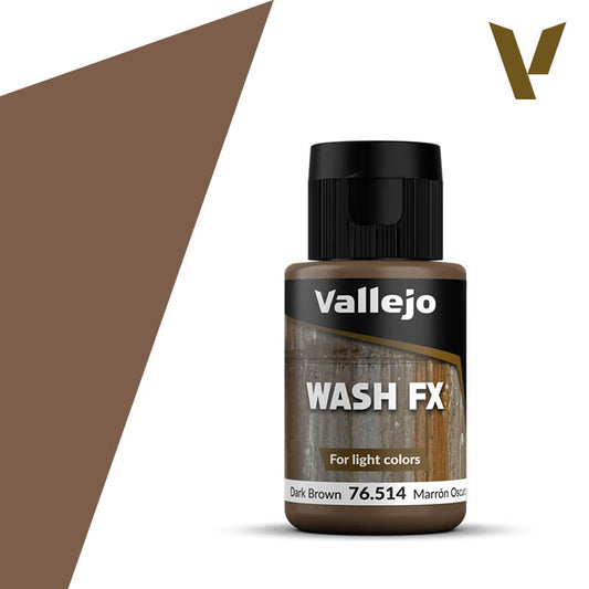 Vallejo Wash FX - Dark Brown 35ml 76514