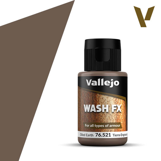 Vallejo Wash FX - Oiled Earth 35ml 76521