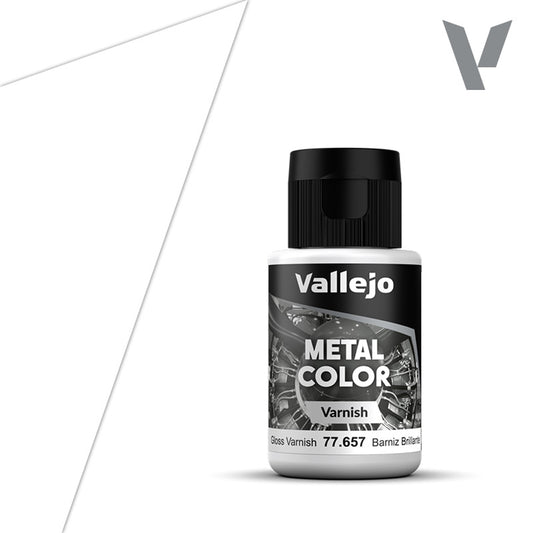 Vallejo Metal Colour - Gloss Metal Varnish 32ml 77657
