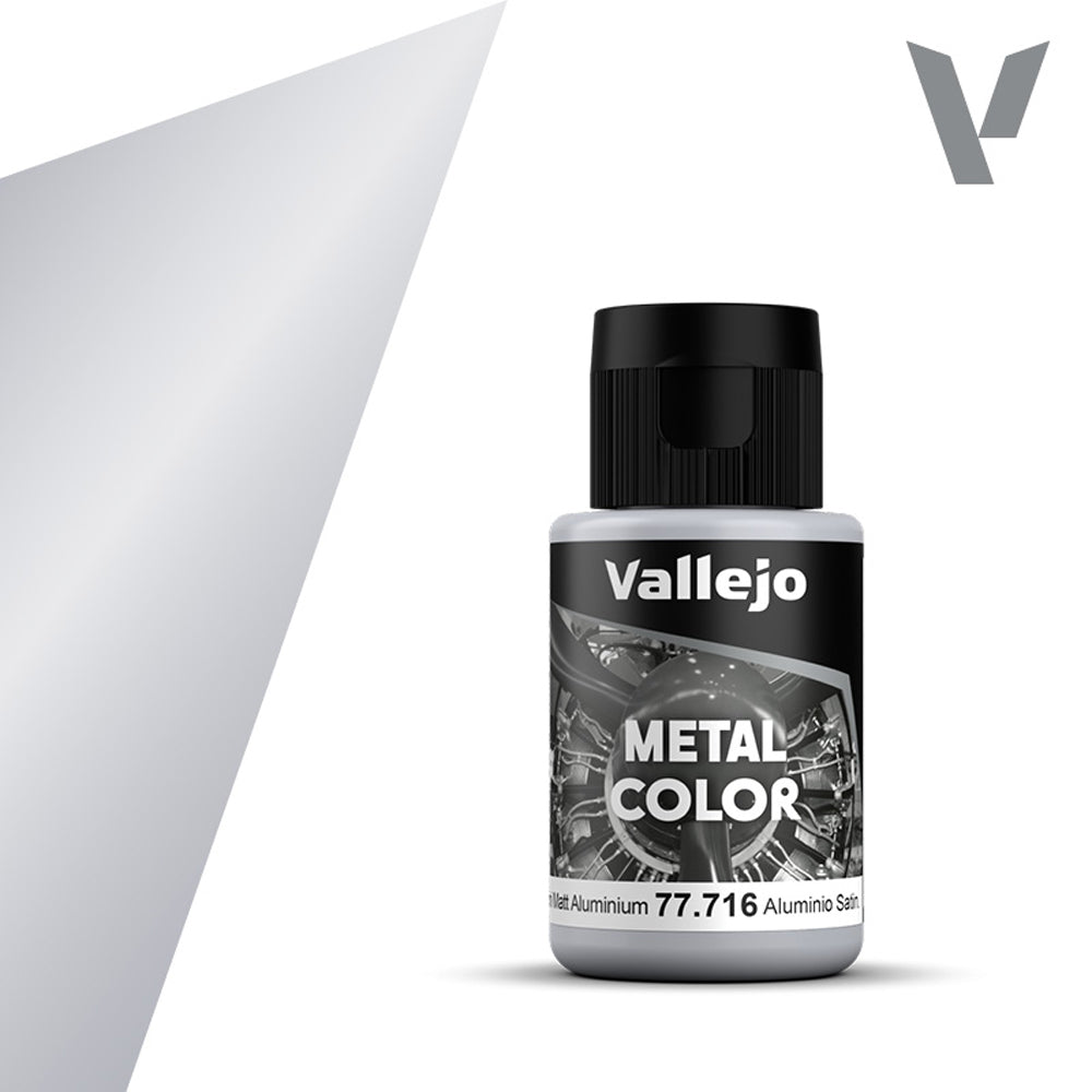 Vallejo Metal Colour - Semi Matt Aluminium 32ml 77716