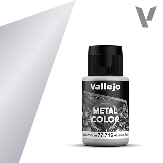 Vallejo Metal Colour - Semi Matt Aluminium 32ml 77716