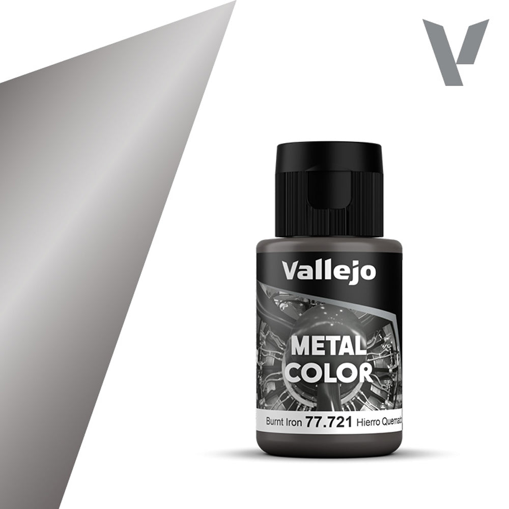 Vallejo Metal Colour - Burnt Iron 32ml 77721