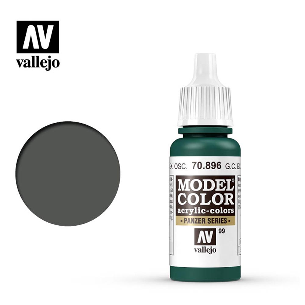 Vallejo 896 Model Colour German Camouflage Extra Dark Green 18ml Paint Bottle