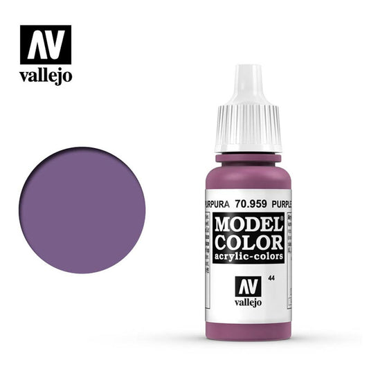 Vallejo 959 Model Colour Purple 18ml Paint Dropper Bottle