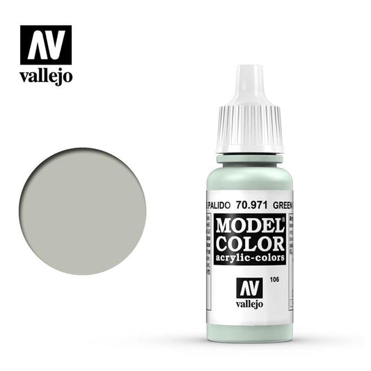Vallejo 971 Model Colour Green Grey 18ml Paint Dropper Bottle