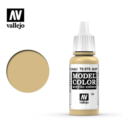 Vallejo 976 Model Colour Buff 18ml Paint Dropper Bottle
