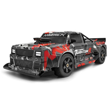 Maverick QuantumR Flux 4S 1:8 4WD Race Truck - Grey/Red RTR RC Car 150313