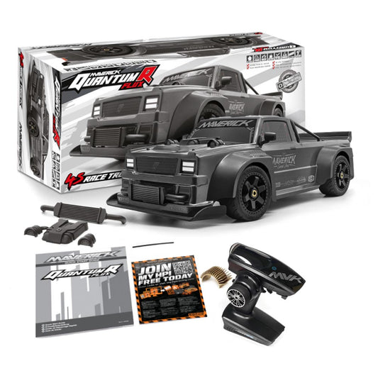 Maverick QuantumR Flux 4S 1:8 RTR RC Race Truck - Black 150351