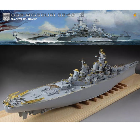 Very Fire USS Missouri Advanced 1:350 Model Kit 350909AD
