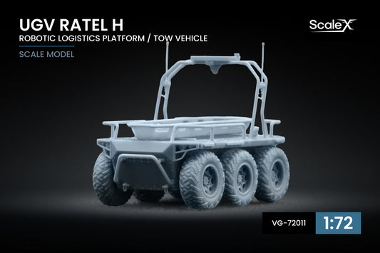 ScaleX UGV Ratel H 1:72 3D Printed Model Kit VG-72011