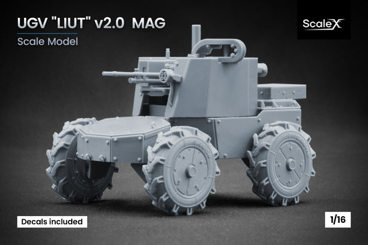 ScaleX UGV "LIUT" v2.0 MAG 1:16 3D Printed Model Kit VG 16001