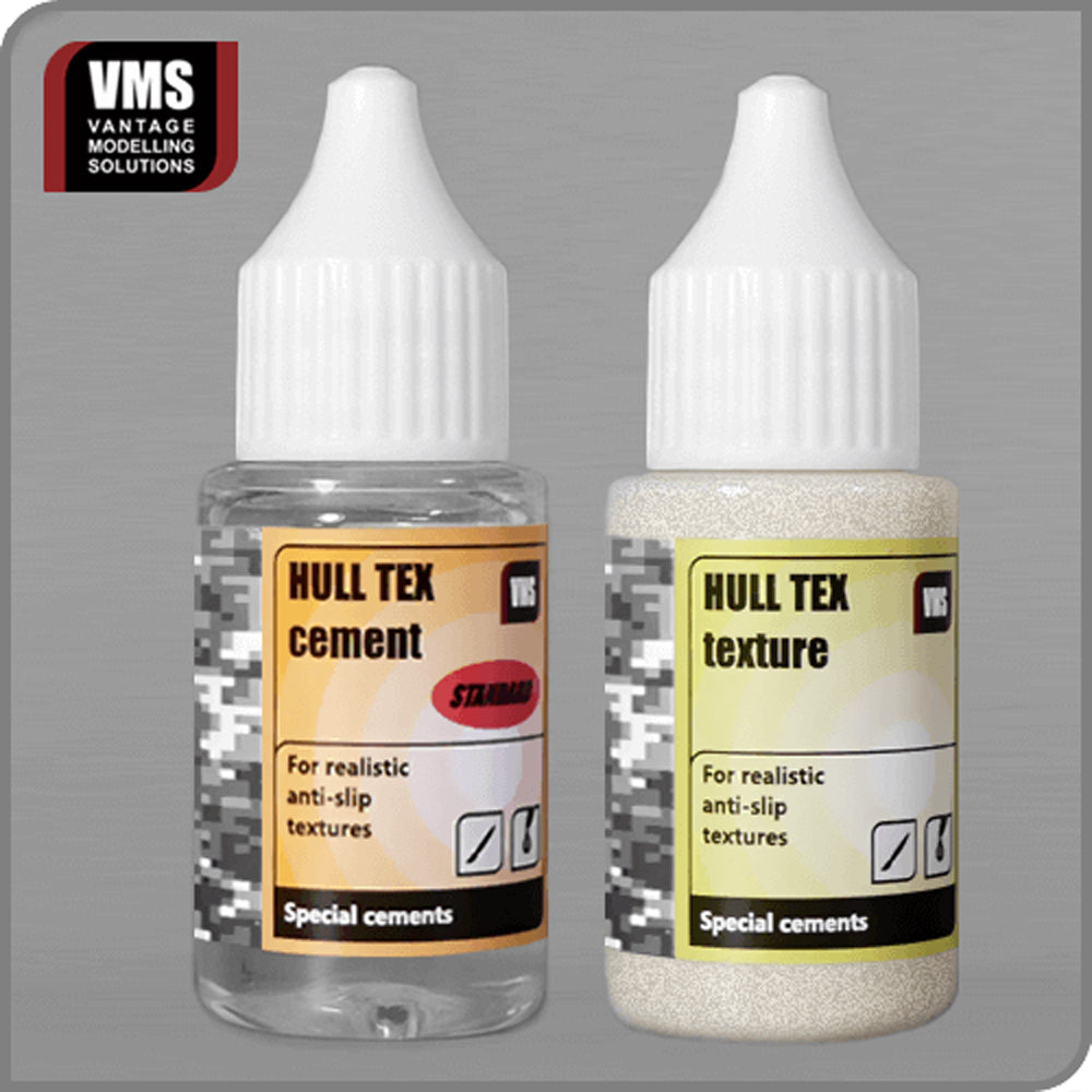 VMS Hull Tex Standard Set for Model Anti-Slip Textures 20ml CM03ST