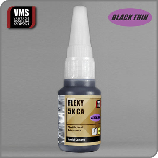 VMS Flexy 5K Black Thin Model Glue for Photo-Etch 20g CM11