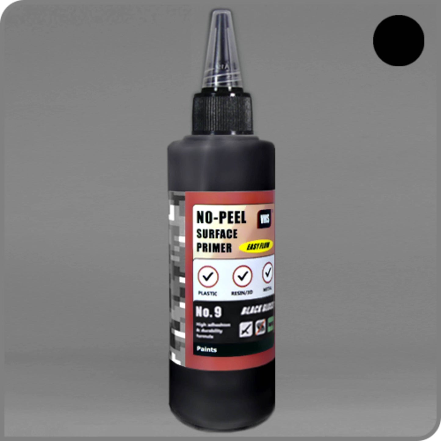 VMS No-Peel Primer No.9 Gloss Black 100ml PR09