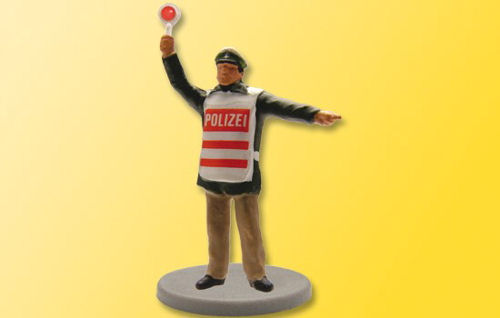 Viessmann eMotion Policeman with Illuminated Stop Signal VN1518 HO Gauge
