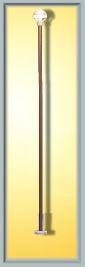 Viessmann 6062 GDR Reichsbahn Wood Post Lamp 148mm LED Warm White HO