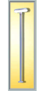 Viessmann 63641 Platform Lamp 70mm Plug-In Socket LED White HO