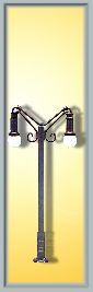 Viessmann 6415 Double Nostalgic Lamp 48mm N Gauge