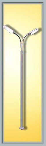 Viessmann 6723 Double Whip Street Light Kit 100mm LED White HO