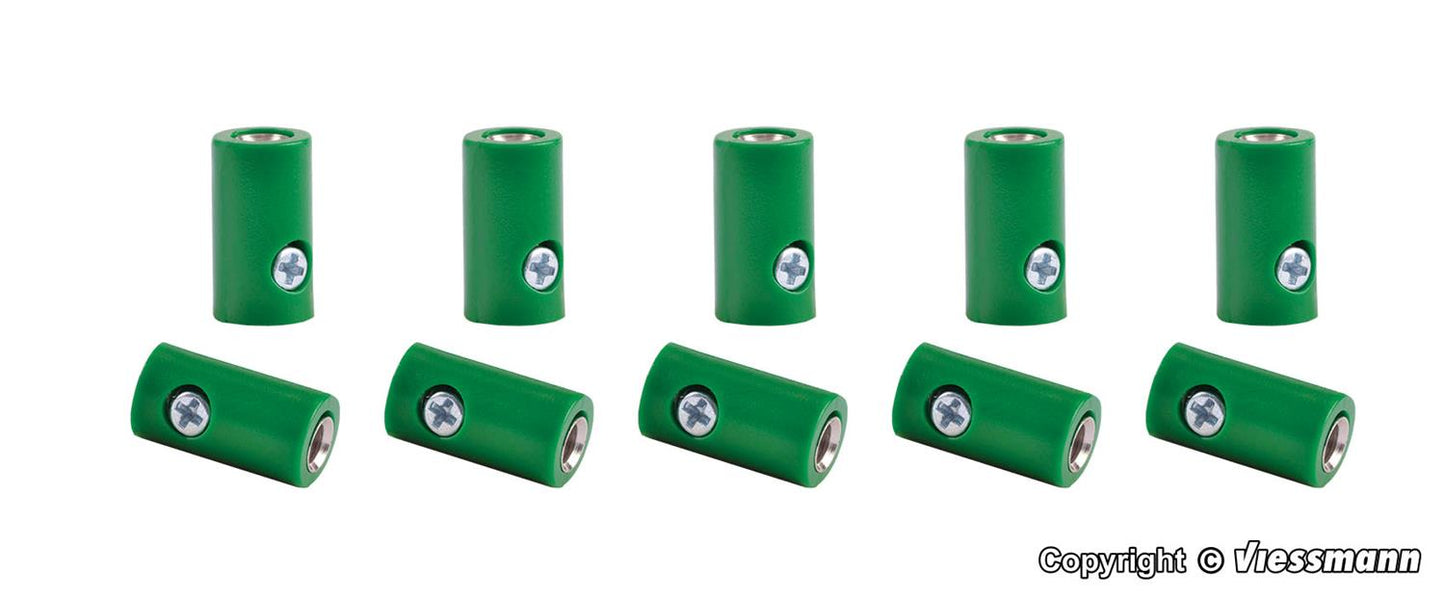 Viessmann 6881 Sockets Green (10)