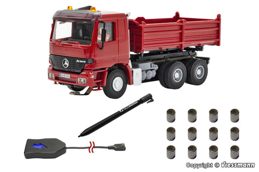 Viessmann CarMotion MB Actros Dumper Basic Starter Set HO Gauge VN8001