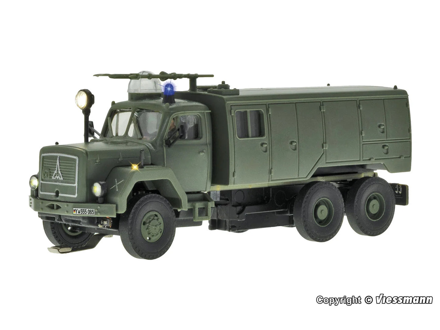 Viessmann 8065 CarMotion Magirus Deutz 3 Axle Fire Vehicle Military HO Gauge