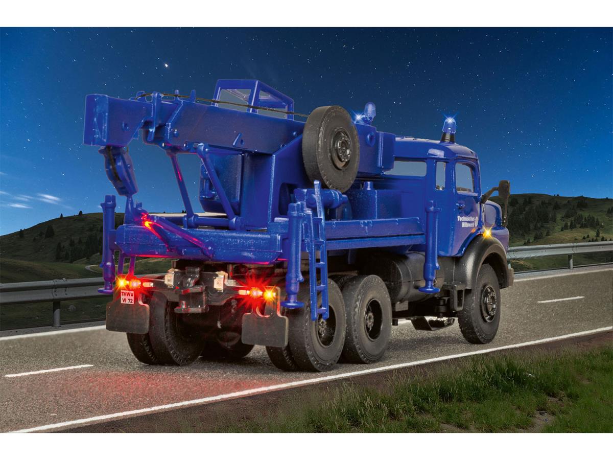 Viessmann CarMotion MB THW Recovery Crane w/Lighting VN8072 HO Gauge